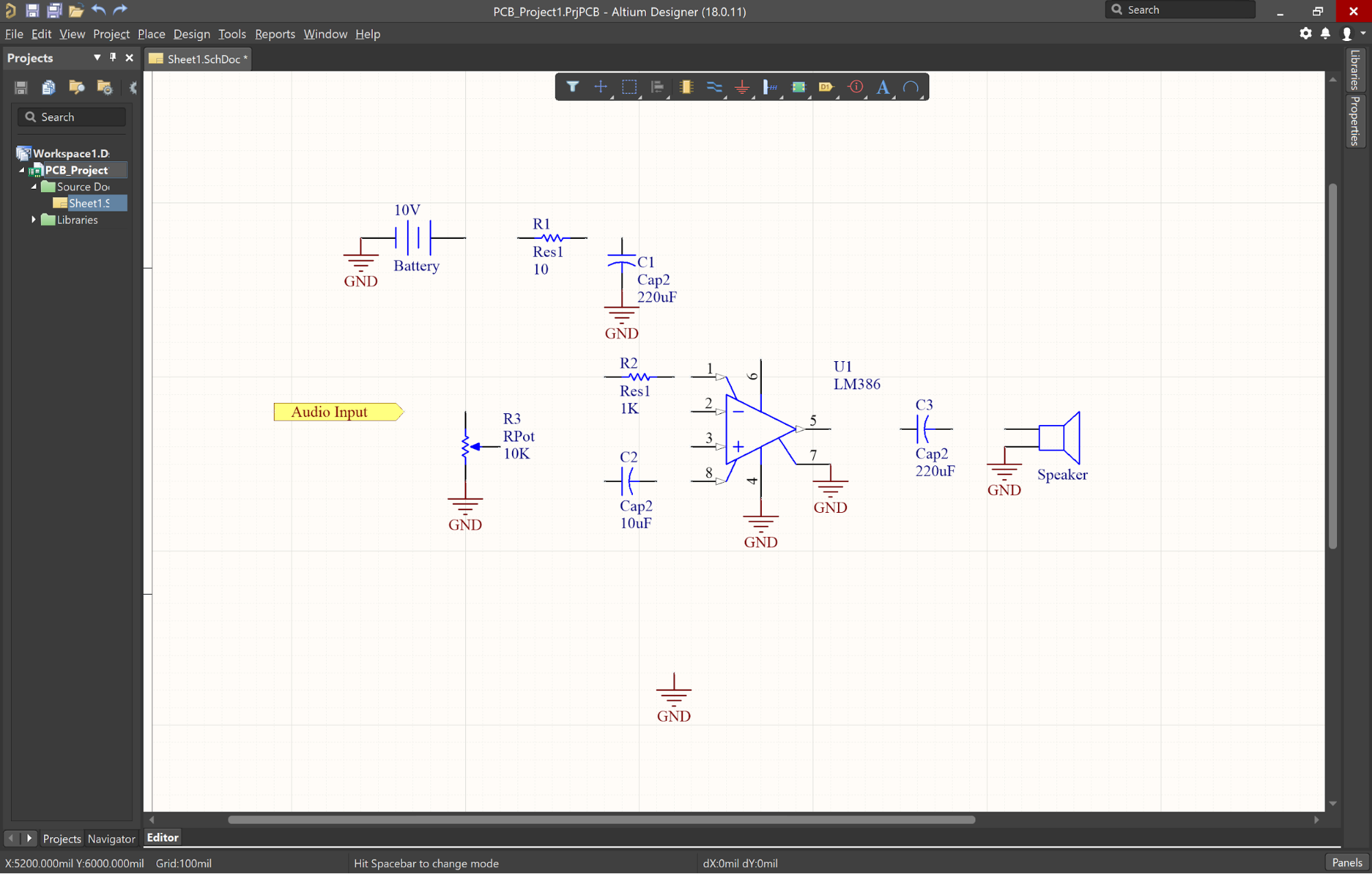 Altium Designer ground connections