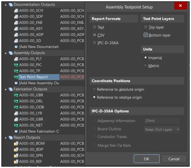 Assembly Testpoint Setup