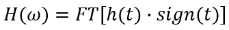 Impulse response function for an interconnect