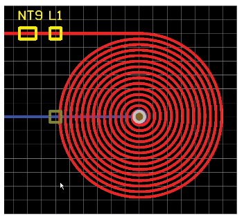 Silkscreen and Reference Designators have been shown to illustrate the Placement of the Components