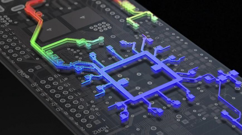 3D view showing heat accumulation using Altium Designer