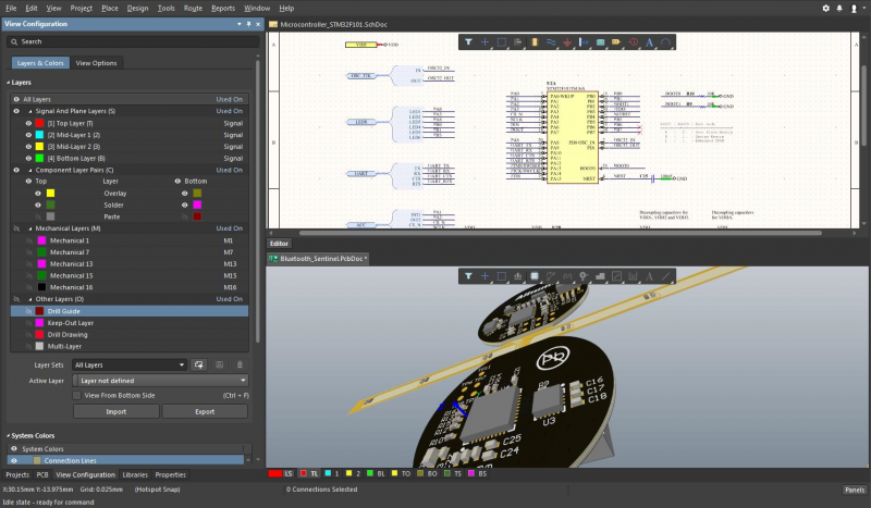 Altium Designer-Modellbahnschaltungen