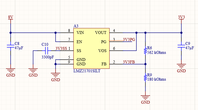 LMZ21701 linear regulator