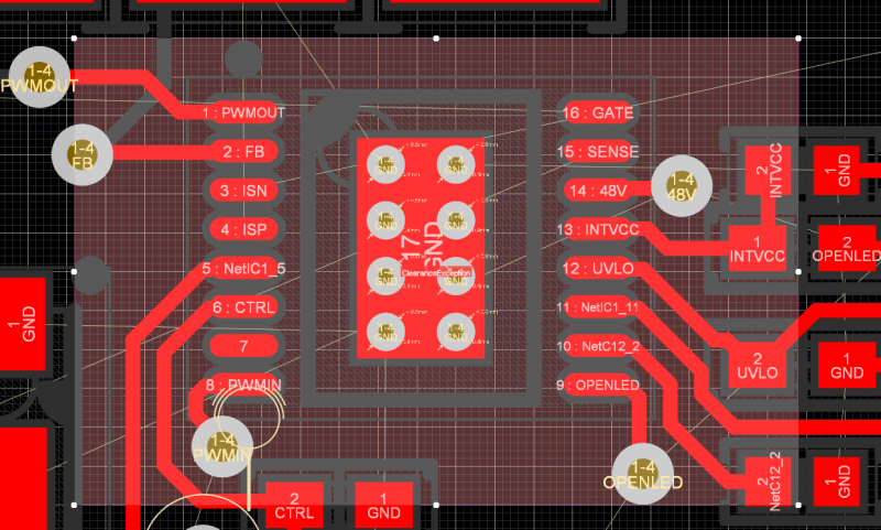 IC-Pin-Nummer für PCB-Footprint