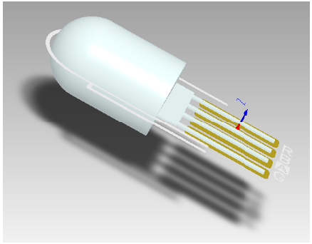 Modèle de composant 3D: LED