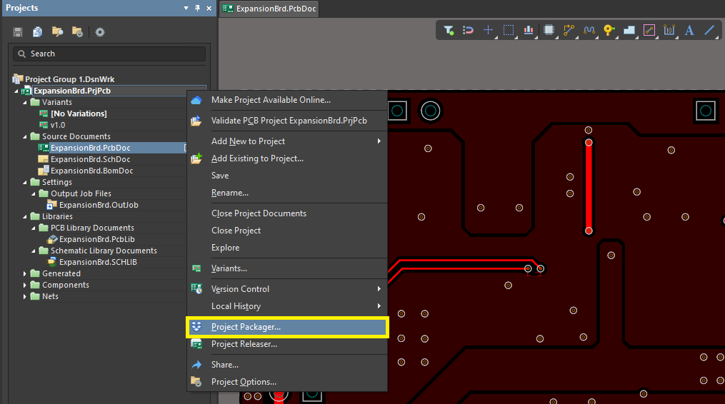 Altium 365 project packager