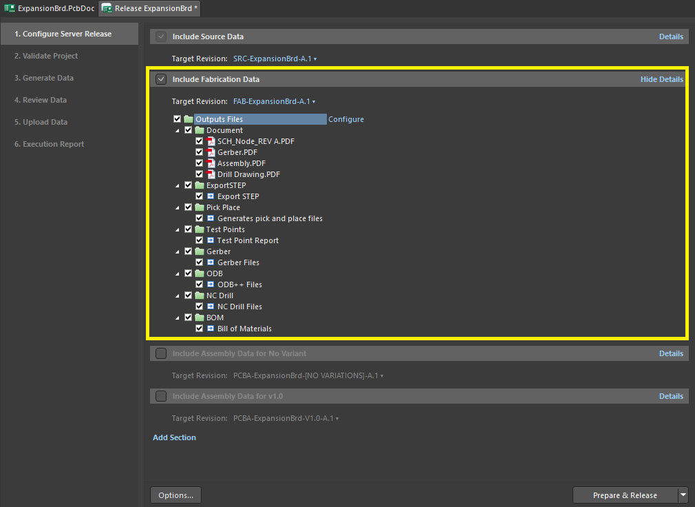 Altium 365 project releaser