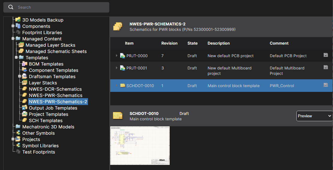 PCB templates in the cloud