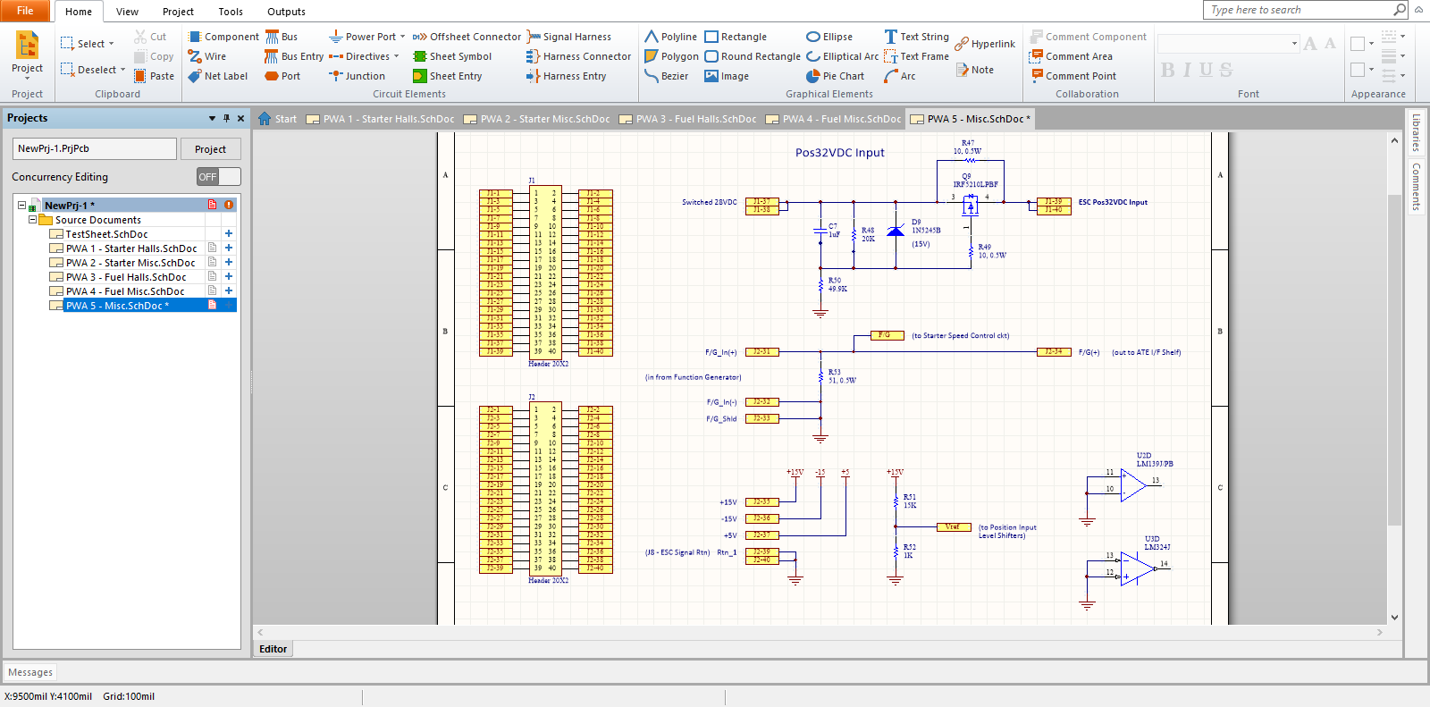 PCB schematic