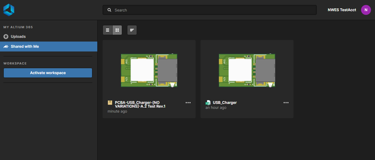 Sharing in Altium 365 outside the organization workspace