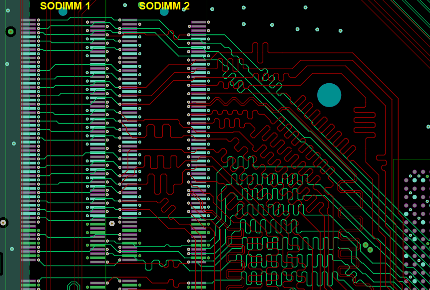 DDR4 routing SODIMM