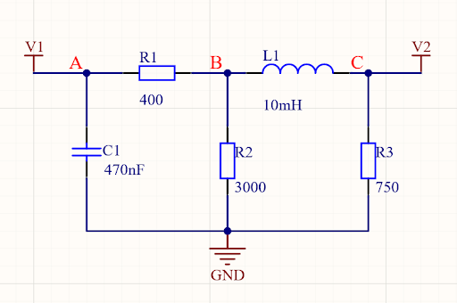 SPICE simulation example and solution algorithm