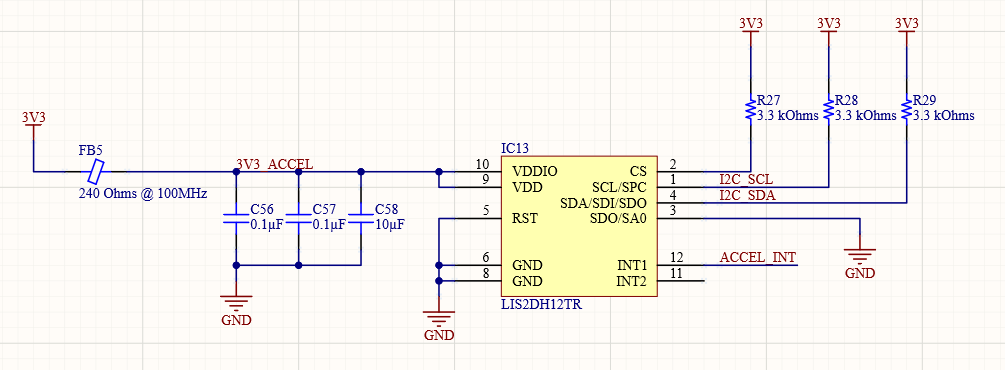 ST series of accelerometers