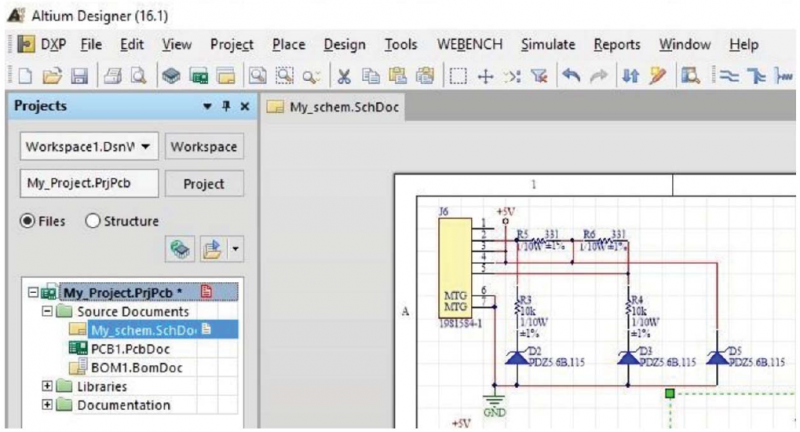 Figure 2: Make a Schematic Library menu command.