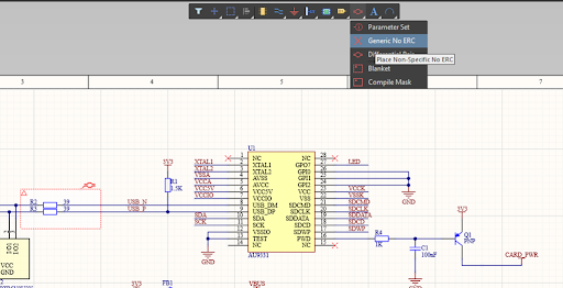 Differential pairs in USB-microSD card reader schematic