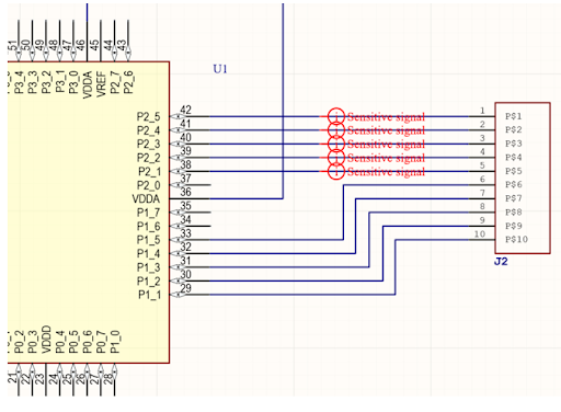 Electrical design rules for specific nets