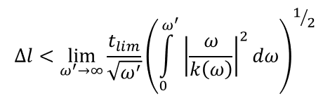  Velocity on a stripline with dispersion