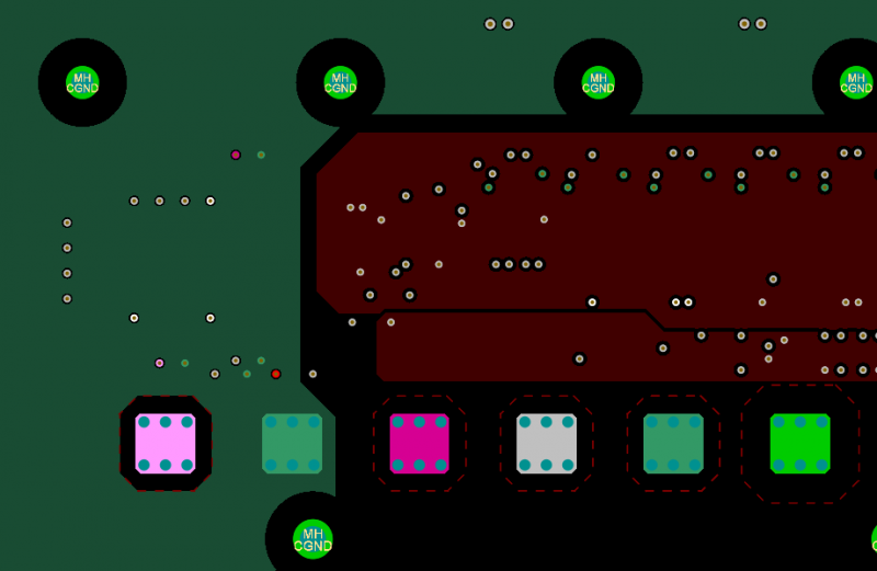 Metal core PCB power plane