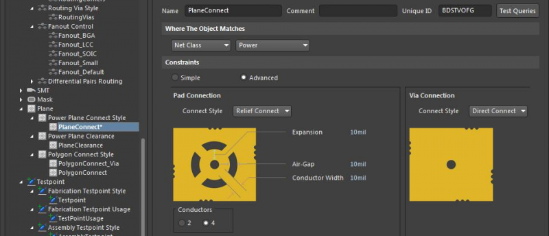 Designing a thermal pad in Altium Designer