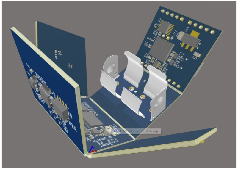 Progettazione di una scheda circuito rigid flex multischeda